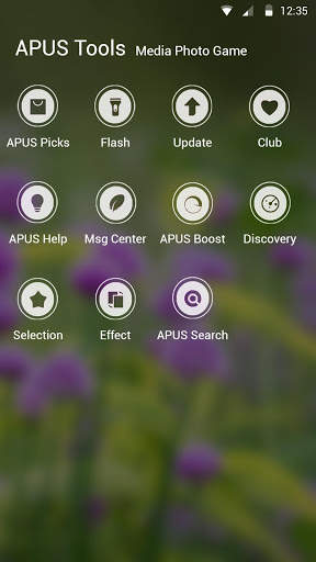Flower-APUS Launcher theme screenshot 3