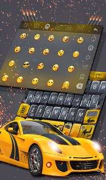 Yellow Transformer Car Keyboard Theme screenshot 8