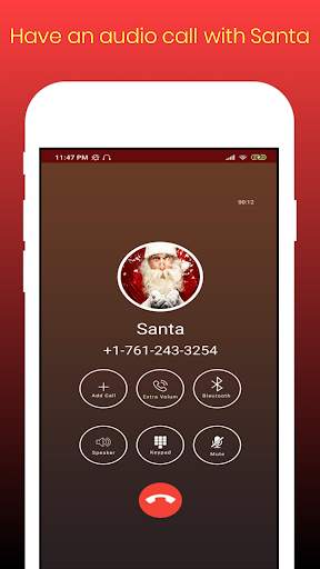 Video call and Chat from Santa Clause Simulation screenshot 2
