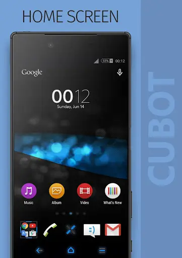 CUBOT Xperia Theme screenshot 1