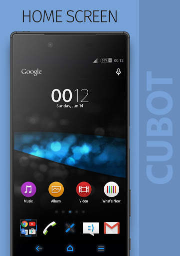 CUBOT Xperia Theme screenshot 1