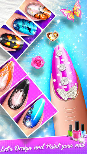 Nail Salon Fashion Makeup Game screenshot 5