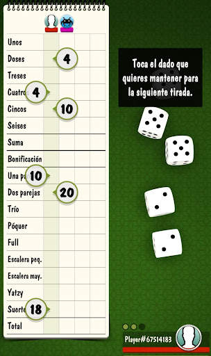 Yatzy Online Multiplayer screenshot 3