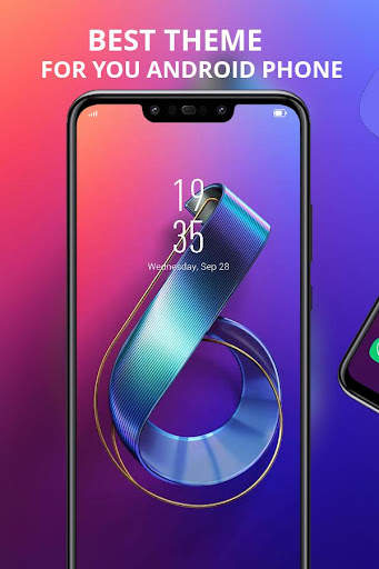 Colorful theme Zenfone 6 launcher HD screenshot 1