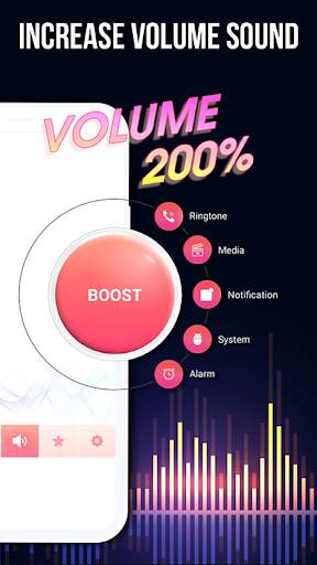 Volume Booster Lite - Sound Booster & Music Player screenshot 1