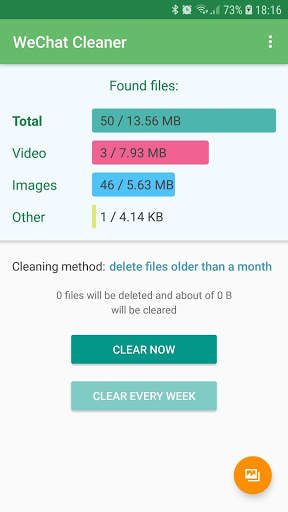 Cleaner for WeChat screenshot 1