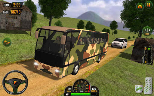 kami bis mengemudi tentara - pasukan transporter screenshot 16