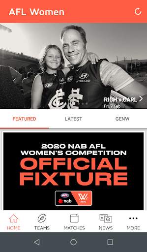 AFLW Official App screenshot 2
