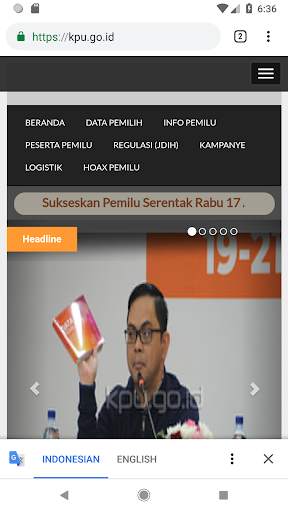 KPU RI PEMILU 2019 screenshot 6