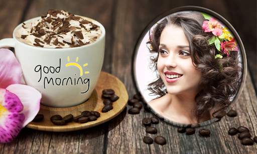 Good morning photo frame screenshot 1