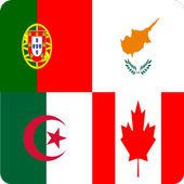 Guess the country’s name from a flag icon