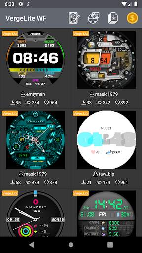Verge Lite - Watch Face screenshot 1
