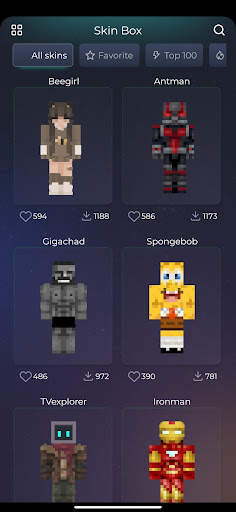 Minecraft skins - SkinBox screenshot 1