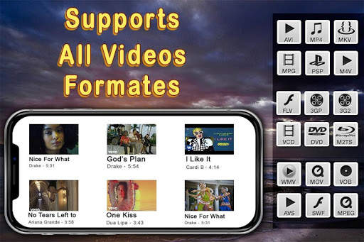 Sax Video Player All Format - HD Video Player 1 تصوير الشاشة