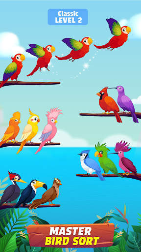 Bird Sort - Color Birds Game screenshot 10