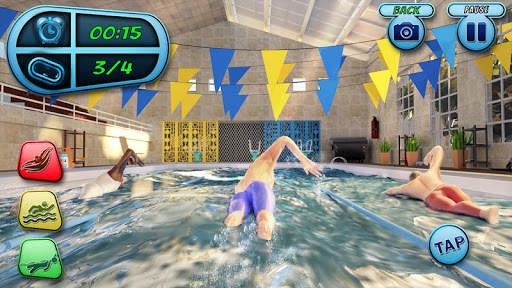 Swimming Pool Water Race Game screenshot 2