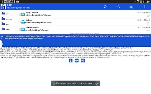 Mail1Click- Posta Cifrata screenshot 10