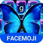 Neon Butterflies Keyboard Theme v2.0