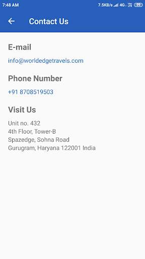 WorldEdge Travels - Buses (App screenshot 5