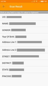 Adhaar Card Scanner screenshot 4