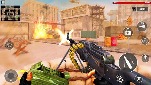 Desert War Strike: 3D Gun Game screenshot 2