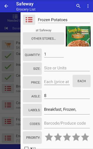 rShopping List for Groceries screenshot 3