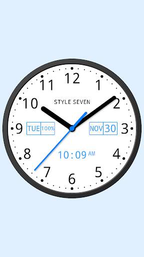 Light Analog Clock-7 1 تصوير الشاشة