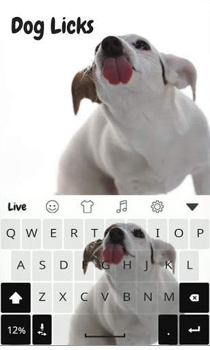 Dog Licking Keyboard  Animated screenshot 1