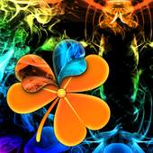 GOLauncher Theme rainbow smoke 2.9