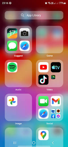 Launcher iOS 17 screenshot 3