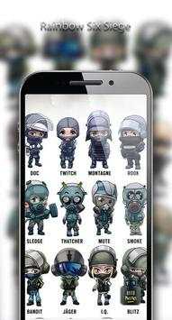 Rainbow Six Seige Game Wallpaper 3 تصوير الشاشة