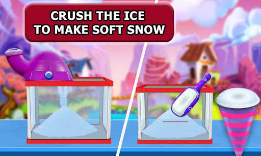 Snow Rainbow Ice Cone Maker: Icy Candy fun screenshot 1