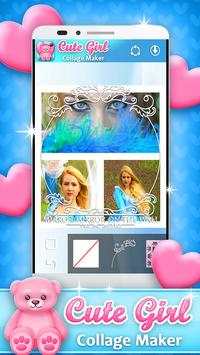 Cute Girl Collage Maker screenshot 3