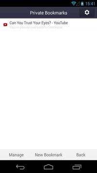 Private Bookmarks - UC Browser screenshot 4