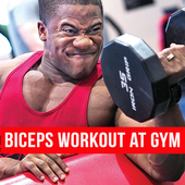 Biceps Workout at Gym icon