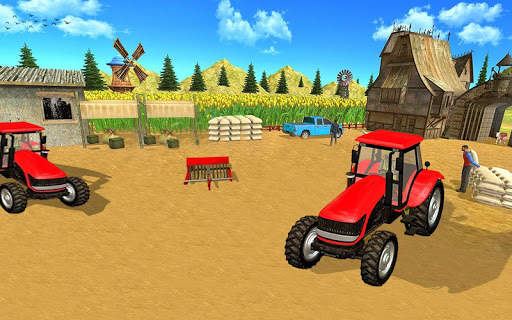 Harvesting Tractor Farming Simulator Free Games скриншот 4