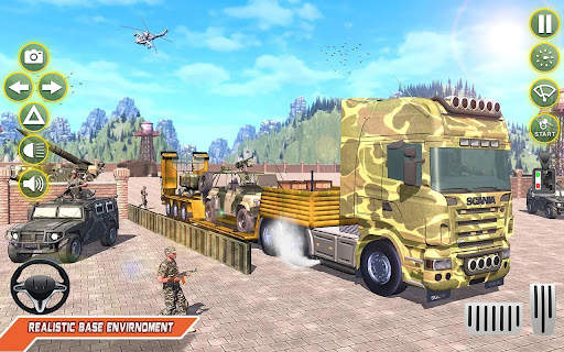 US Army Truck Sim Vehicles screenshot 7