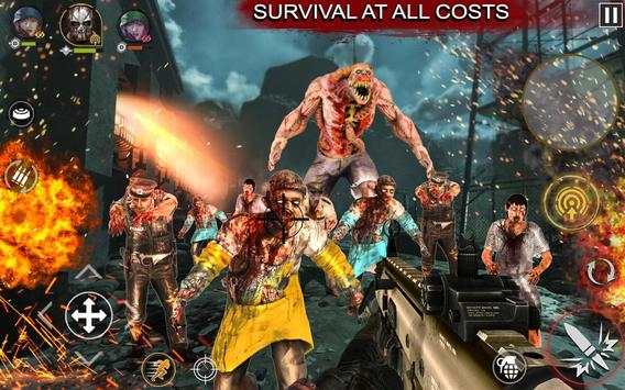 Zombie shooting: FPS Zombie hunting Game screenshot 6