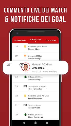 Rossoneri Live — App del Milan screenshot 6