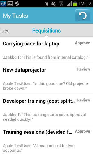 Basware Mobile screenshot 3