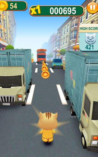 Subway Cat Runner -Online Rush screenshot 2