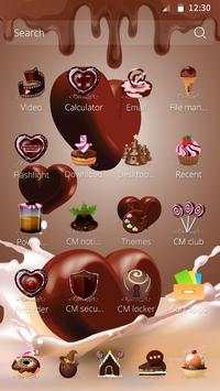 I Love Chocolate Theme screenshot 3