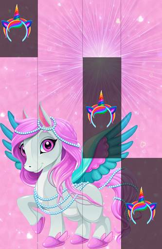 Pony Piano Unicorn Tiles Horse Game screenshot 1