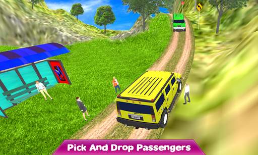 Offroad City Taxi Game Offline screenshot 12