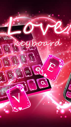 Love Red Heart Keyboard screenshot 2