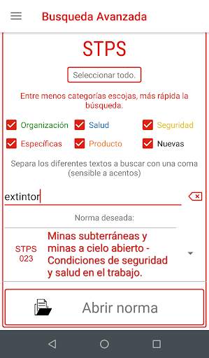 NormApp STPS screenshot 4