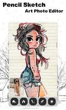 Pencil Sketch Art Photo Editor 7 تصوير الشاشة