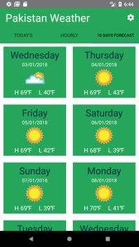 Weather Pakistan screenshot 1