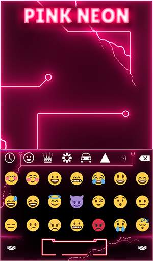 Pink Neon Animated Keyboard    screenshot 4
