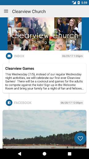 Clearview Church App 2 تصوير الشاشة
